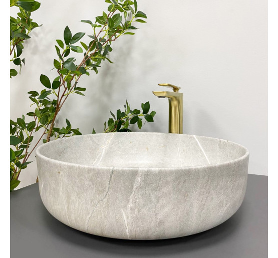 Умивальник (раковина) VBI BARI GREY STONE MATT накладний