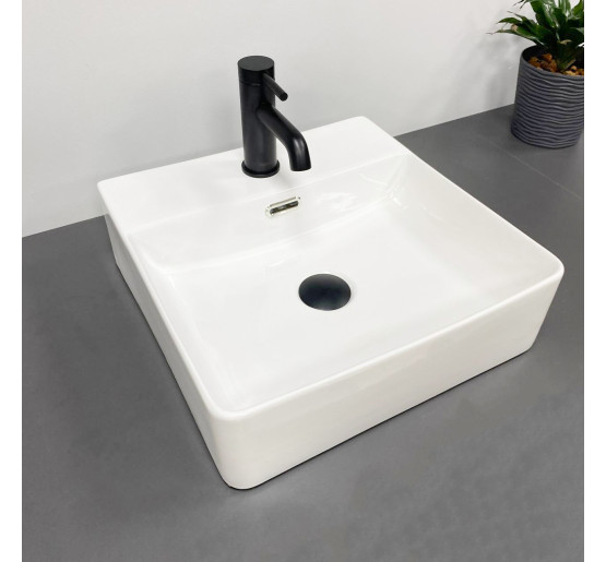 Умивальник (раковина) VBI BITONTO S WHITE накладний підвісний