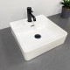 Умивальник (раковина) VBI BITONTO S WHITE накладний підвісний