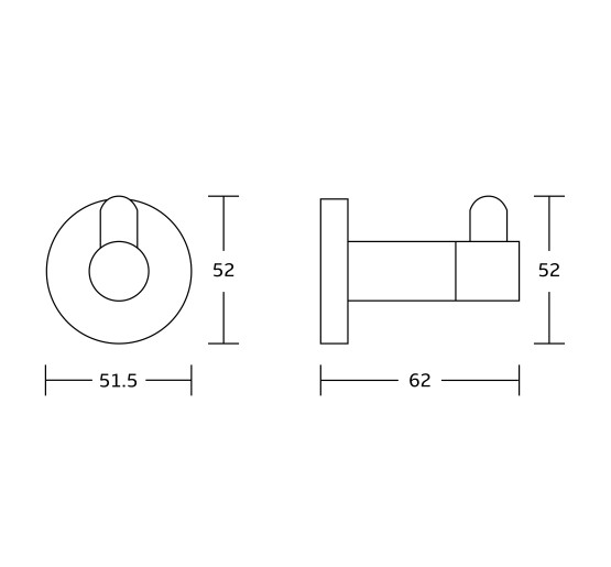 Крючок для полотенец VBI VENUS NICKEL