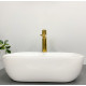 Умывальник (раковина) VBI RAVENNA WHITE GOLD EDGE накладной