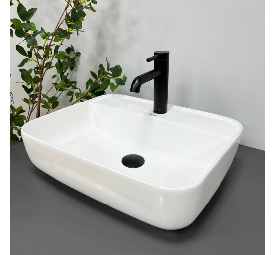 Умивальник (раковина) VBI RAGUSA WHITE накладний