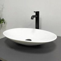 Умивальник (раковина) VBI TUFARA WHITE накладний