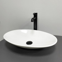 Умивальник (раковина) VBI TUFARA WHITE накладний