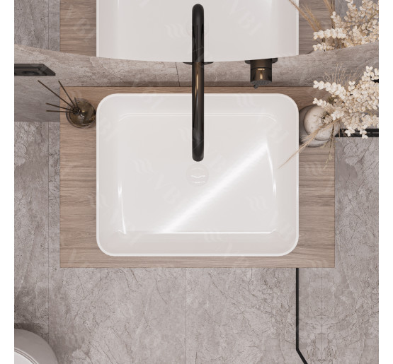 Умывальник (раковина) VBI PALERMO WHITE накладной