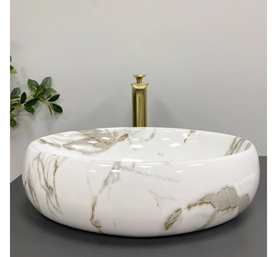 Умивальник (раковина) VBI VENETO AIAX GLOSSY накладний