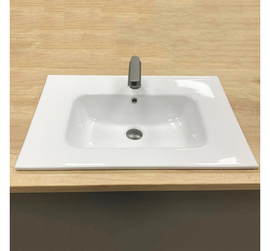 Умивальник (раковина) VBI MORTARA 70 WHITE врізний