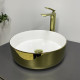 Умивальник (раковина) VBI PRATO GOLD WHITE накладний