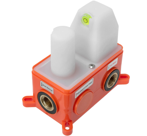 Душевая система REA LUNGO BLACK GLOSSY + BOX скрытого монтажа *