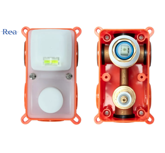 Душевая система REA LUNGO BLACK GLOSSY + BOX скрытого монтажа *