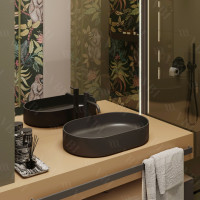 Умивальник (раковина) VBI VERONA 60 BLACK MATT накладний