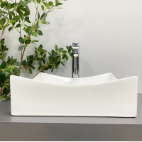 Умывальник (раковина) VBI VIAREGGIO S WHITE накладной