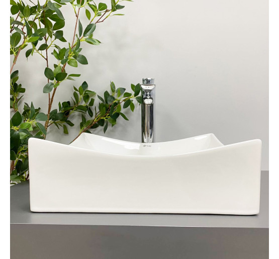 Умывальник (раковина) VBI VIAREGGIO S WHITE накладной