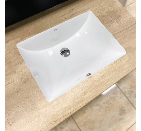 Умивальник (раковина) VBI MEDUNO WHITE врізний