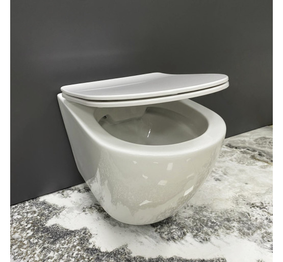 Подвесной унитаз VBI VULCANO M WHITE подвесной унитаз