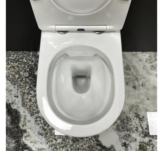 Подвесной унитаз VBI VULCANO M WHITE подвесной унитаз