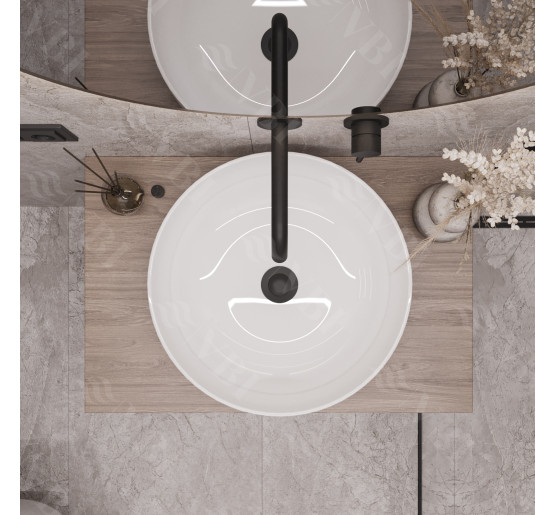 Умивальник (раковина) VBI BARI WHITE накладний