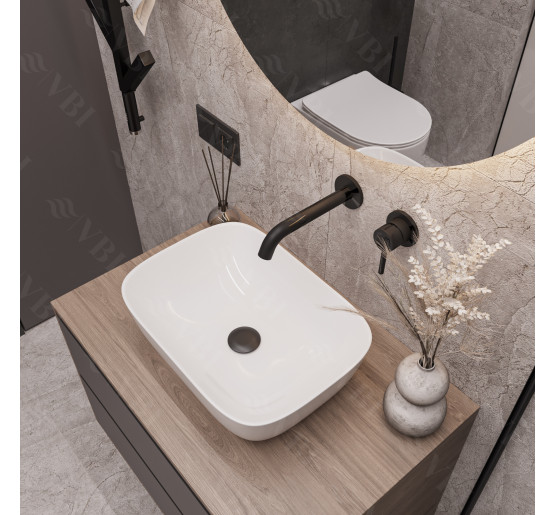 Умивальник (раковина) VBI RAVENNA WHITE накладний