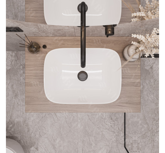 Умивальник (раковина) VBI RAVENNA WHITE накладний