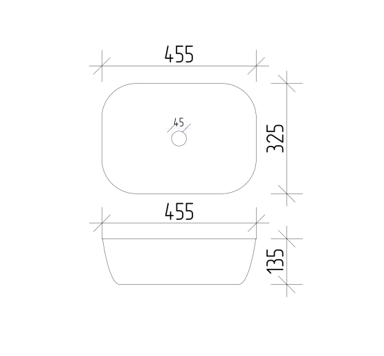 Умивальник (раковина) VBI RAVENNA WHITE накладний