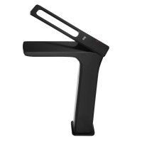 змішувач для умивальника Rea Soho чорний, матовий, високий (REA-B8601)