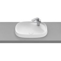 Раковина врізна на стільницю Roca Beyond 58 біла матова без переливу (A3270B6620) 