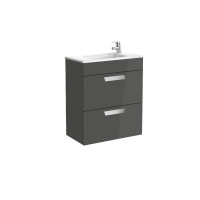 Тумба с раковиной Roca Debba 60 антраци серый (A855905153)