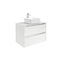 Тумба под умывальник Roca Inspira 80 белая глянцевая (A851080806)