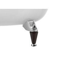 Ножки Roca Newcast дерево/метал (колір хром)  (A291041001)