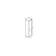 Пенал підвісний Roca Ronda цемент/білий матовий правий (A857345453)