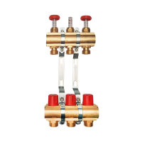 Колекторна група (витратоміри / вентиль) на 3 виходи Karro