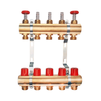 Колекторна група (витратоміри / вентиль) на 5 виходів Karro