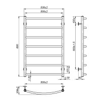 Рушникосушка Onlyheat Oria 500/800/7