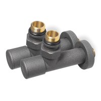 Комплект дизайн кранів Ideale Dante 1/2”x1/2” антрацит (уцінка)