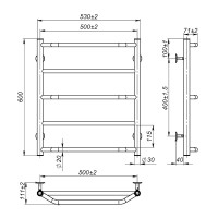 Рушникосушка Onlyheat Ignis 500/600/5