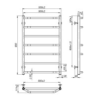 Рушникосушка Onlyheat Ignis 500/800/7
