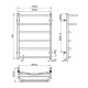Полотенцесушитель Onlyheat Elios 500/700/6