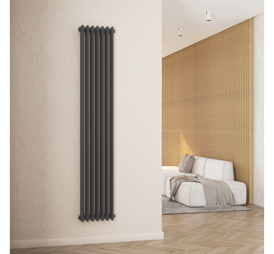 Радіатор дизайнерський Ideale Viola 13 7/1800/335 антрацит