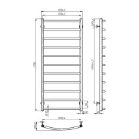 Рушникосушка Onlyheat Oria 500/1200/11