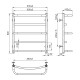 Полотенцесушитель Onlyheat Thera 500/600/5