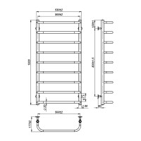 Рушникосушка Onlyheat Elaro 500/1000/9