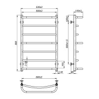 Рушникосушка Onlyheat Thera 500/800/7