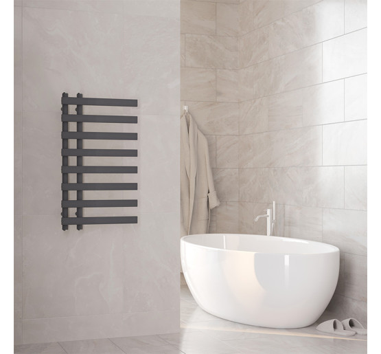 Рушникосушка дизайнерська Ideale Aurora 8/800/450 антрацит