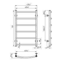 Рушникосушка Onlyheat Oria 500/700/6