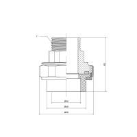 Згін "Американка" PPR Thermo Alliance 32х1" ЗР