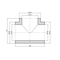 Тройник PPR Thermo Alliance 110