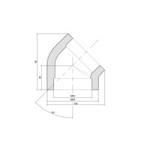 Уголок PPR Thermo Alliance 63, 45°