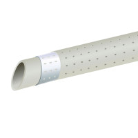 Труба поліпропіленова PPR Blue Ocean Stabi перфорована 20х2,8