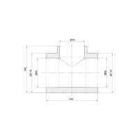 Тройник PPR Thermo Alliance 90х75х90