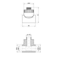 Тройник PPR Thermo Alliance 25х1/2"х25 НР